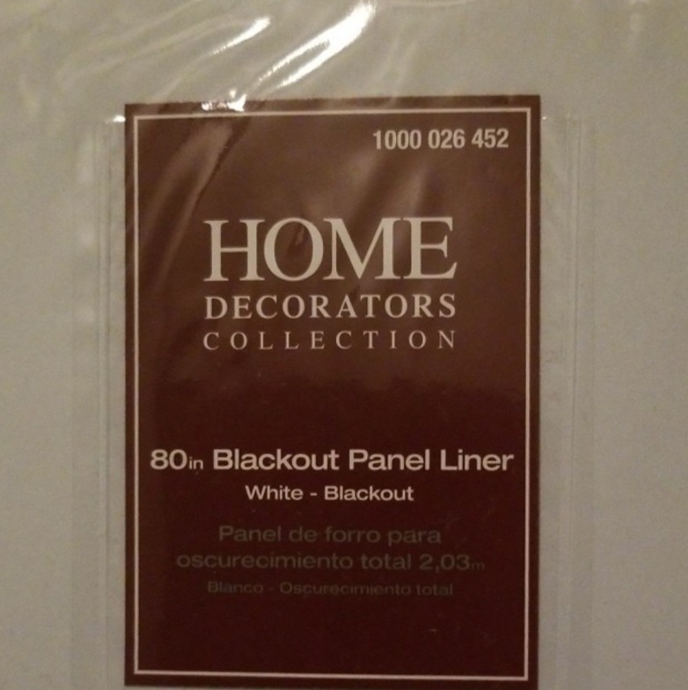 Black out liners, 2 liners per pack, $15 per pack.